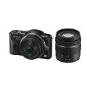 【中古】【1年保証】【美品】Panasonic LUMIX DMC-GF3 ダブルレンズキット ブラック