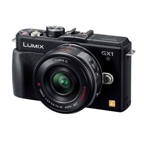 【中古】【1年保証】【美品】Panasonic LUMIX DMC-GX1 レンズキット 14-42 ブラック