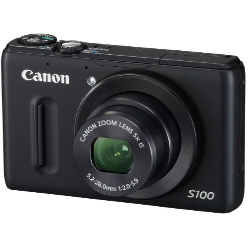 【中古】【1年保証】【美品】Canon PowerShot S100 ブラック