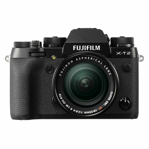 【中古】【1年保証】【美品】FUJIFILM X-T2 XF 18-55mm レンズキット ブラック