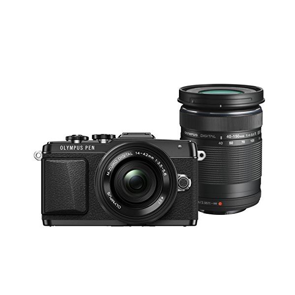 【中古】【1年保証】【美品】OLYMPUS E-PL7 EZダブルズームキット ブラック