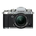 【中古】【1年保証】【美品】FUJIFILM X-T3 レンズキット XF 18-55mm R LM OIS シルバー(2)