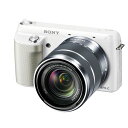 【中古】【1年保証】【美品】SONY NEX-F3 レンズキット ホワイト