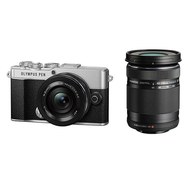 樂天商城 - 【中古】【1年保証】【美品】OLYMPUS PEN E-P7 EZ ダブルズームキット シルバー