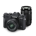 【中古】【1年保証】【美品】FUJIFILM X-T30 ダブルズームキット XC 15-45mm XC 50-230mm II ブラック