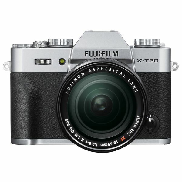 【中古】【1年保証】【美品】FUJIFILM X-T20 XF 18-55mm レンズキット シルバー