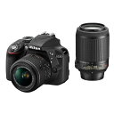 【中古】【1年保証】【美品】Nikon D3300 18-55mm 55-200mm VR ダブルズームキット