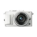 【中古】【1年保証】【美品】OLYMPUS E-PL6 EZレンズキット ホワイト