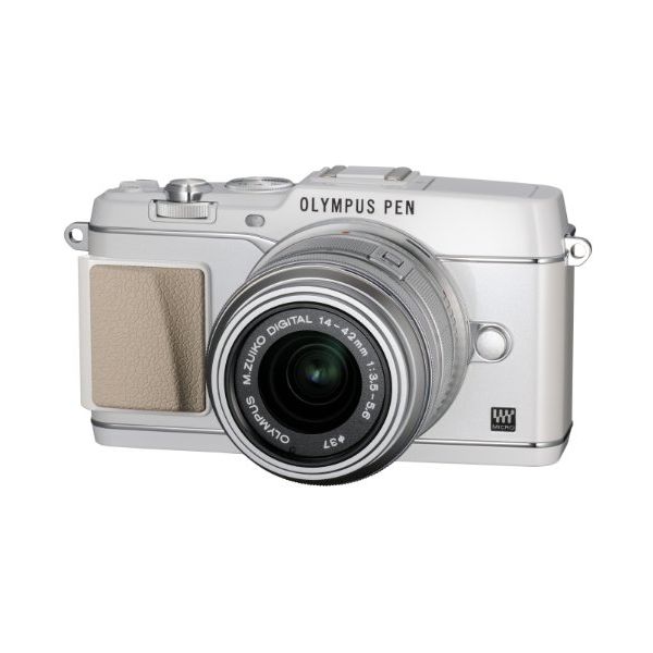 Rakuten - 【中古】【1年保証】【美品】OLYMPUS PEN E-P5 14-42mm VF-4セット ホワイト