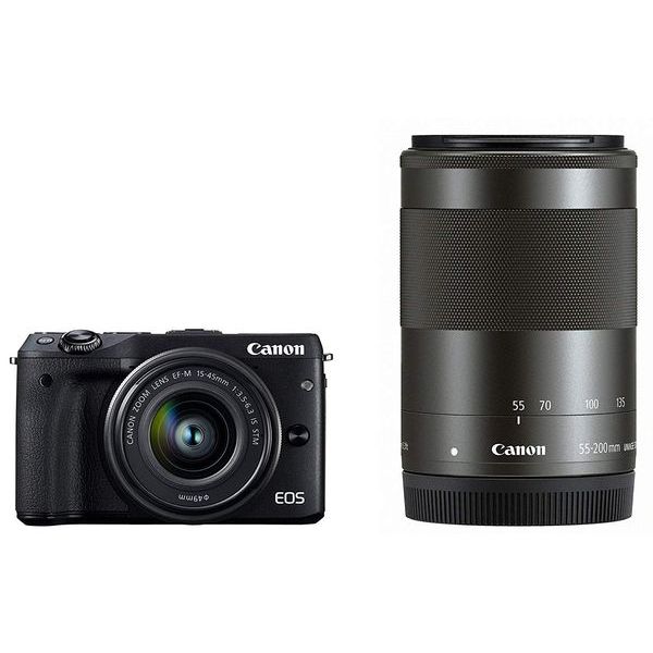 楽天市場】eos m3 ダブルズームキット ブラックの通販 楽天市場】eos m3 ダブルズームキット ブラックの通販