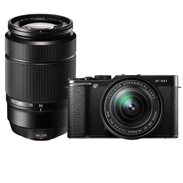 樂天商城 - 【中古】【1年保証】【美品】FUJIFILM X-M1 ダブルズームレンズキット ブラック