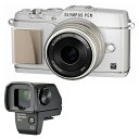 【中古】【1年保証】【美品】OLYMPUS PEN E-P5 17mm F1.8 VF-4セット ホワイト
