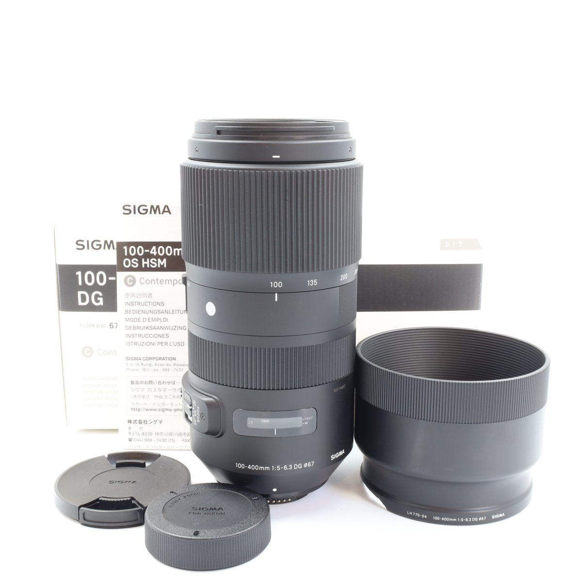 【中古】【1年保証】【並品】SIGMA Contemporary 100-400mm F5-6.3  ...