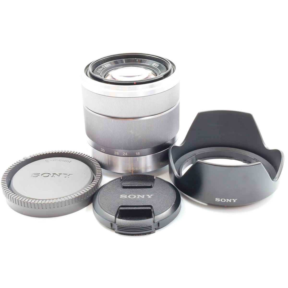 樂天商城 - 【中古】【1年保証】【良品】SONY E 18-55mm F3.5-5.6 OSS シルバー [SEL1855]