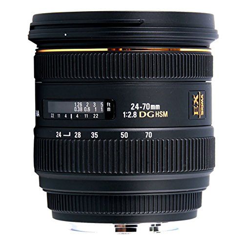 【中古】【1年保証】【美品】SIGMA 24-70mm F2.8 IF EX DG HSM (ニコンF用)