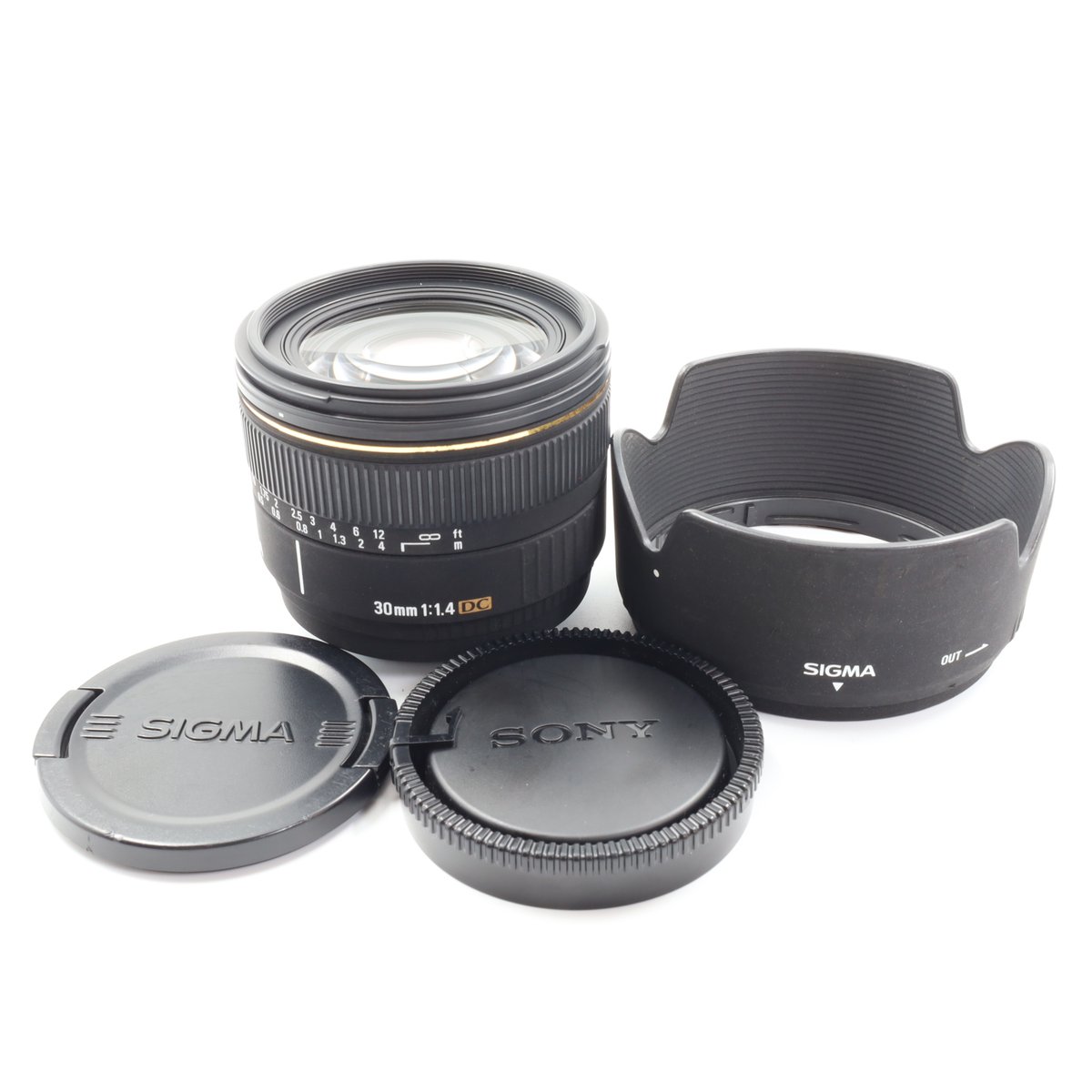 【中古】【1年保証】【良品】SIGMA 30mm F1.4 EX DC (ソニーA用)
