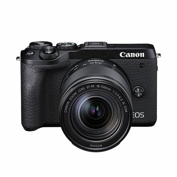 【中古】【1年保証】【美品】Canon EOS M6 Mark II 18-150mm IS STM レンズキット ブラック