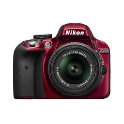 【中古】【1年保証】【美品】Nikon D3300 18-55mm VR II レンズキット レッド