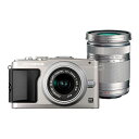 【中古】【1年保証】【美品】OLYMPUS E-PL5 ダブルズームキット シルバー