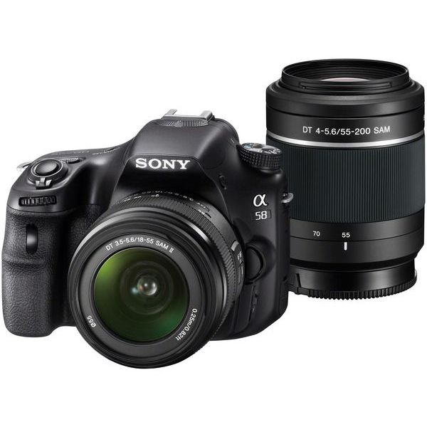 【中古】【1年保証】【美品】SONY α58 ダブルズームキ