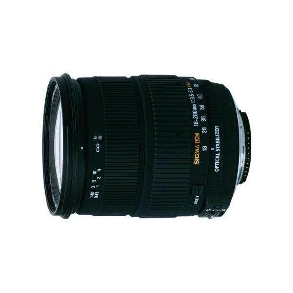 【中古】【1年保証】【美品】SIGMA 18-200mm F3.5-6.3 DC OS HSM ニコン