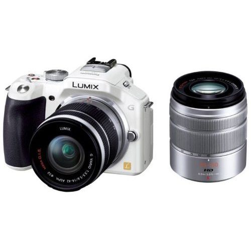 【中古】【1年保証】【美品】Panasonic LUMIX DMC-G5 ダブルズームキット ホワイト