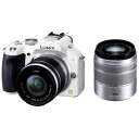 【中古】【1年保証】【美品】Panasonic LUMIX DMC.G5 ダブルズームキット ホワイト