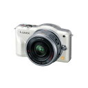 【中古】【1年保証】【美品】Panasonic LUMIX DMC-GF3 電動ズームキット ホワイト