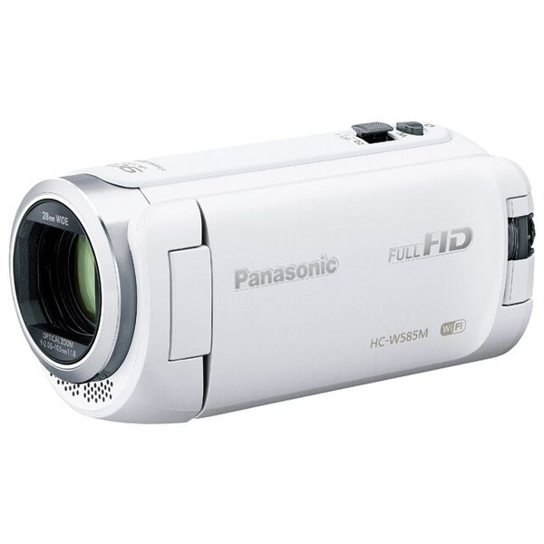 Panasonic - 【中古】【1年保証】【新品級】Panasonic HC-W585M-W ホワイト