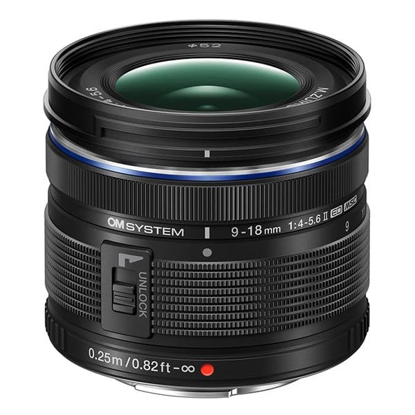 【中古】【1年保証】【美品】OLYMPUS OM SYSTEM M.ZUIKO DIGITAL ED 9-18mm F4.0-5.6 II ※OM SYSTEMロゴモデル