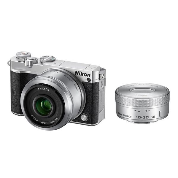 【中古】【1年保証】【美品】Nikon J5 ダブルレンズキット シルバー