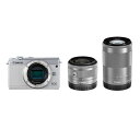 【中古】【1年保証】【美品】Canon EOS M100 ダブルズームキット 15-45mm IS STM + 55-200mm IS STM ホワイト その1