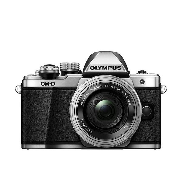 【中古】【1年保証】【美品】OLYMPUS OM-D E-M10 Mark II 14-42mm EZレンズキット シルバー