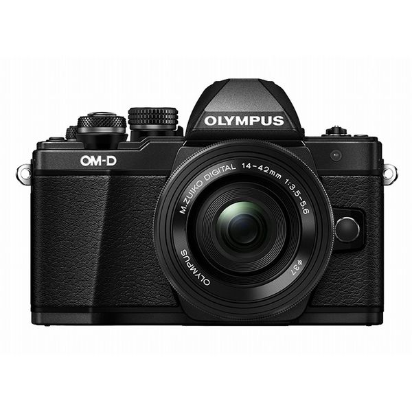 【中古】【1年保証】【美品】OLYMPUS OM-D E-M10 Mark II 14-42mm EZレンズキット ブラック