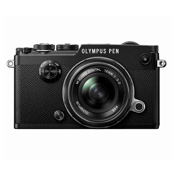 【中古】【1年保証】【美品】OLYMPUS PEN-F 12mm F2.0 レンズキット ブラック