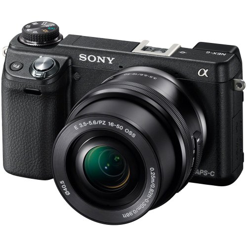【中古】【1年保証】【美品】SONY NEX-6 パワーズームレンズキット (PZ 16-50mm) [NEX-6L] ブラック