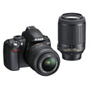 【中古】【1年保証】【美品】Nikon D3000 18-55mm 55-200mm ダブルズームキット