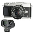 【中古】【1年保証】【美品】OLYMPUS PEN E-P5 17mm F1.8 VF-4セット シルバー