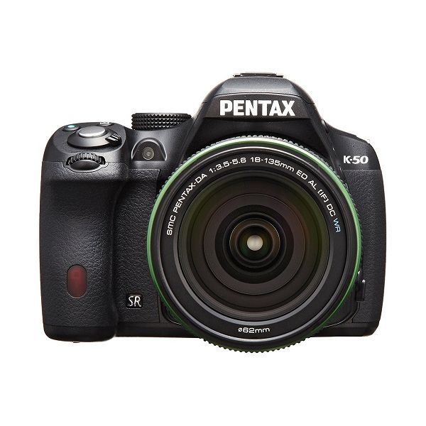 【中古】【1年保証】【美品】PENTAX K-50 DA 18-135mm WR ブラック