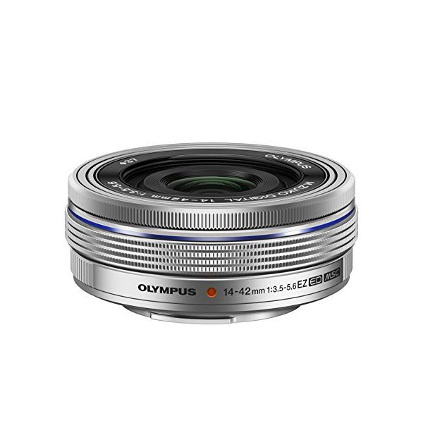 【中古】【1年保証】【美品】OLYMPUS M.ZUIKO DIGITAL ED 14-42mm F3.5-5.6 EZ シルバー