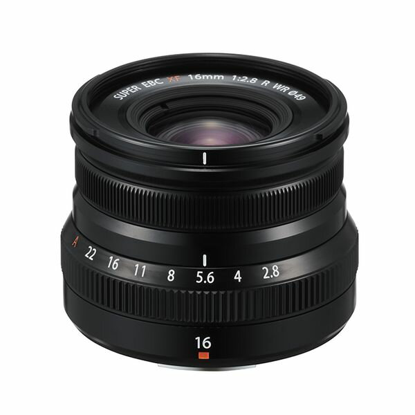 【中古】【1年保証】【新品級】FUJIFILM XF 16mm F2.8 R WR ブラック