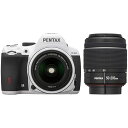 【中古】【1年保証】【美品】PENTAX K-50 ダブルズームキット ホワイト