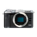 【中古】【1年保証】【美品】Canon EOS M6 ボディ シルバー