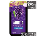 送料無料 アサヒグループ食品 ミンティアブリーズ フレッシュグレープ 30粒×24個 アサヒグループ ミンティア タブレット ミント 大粒 携帯用
