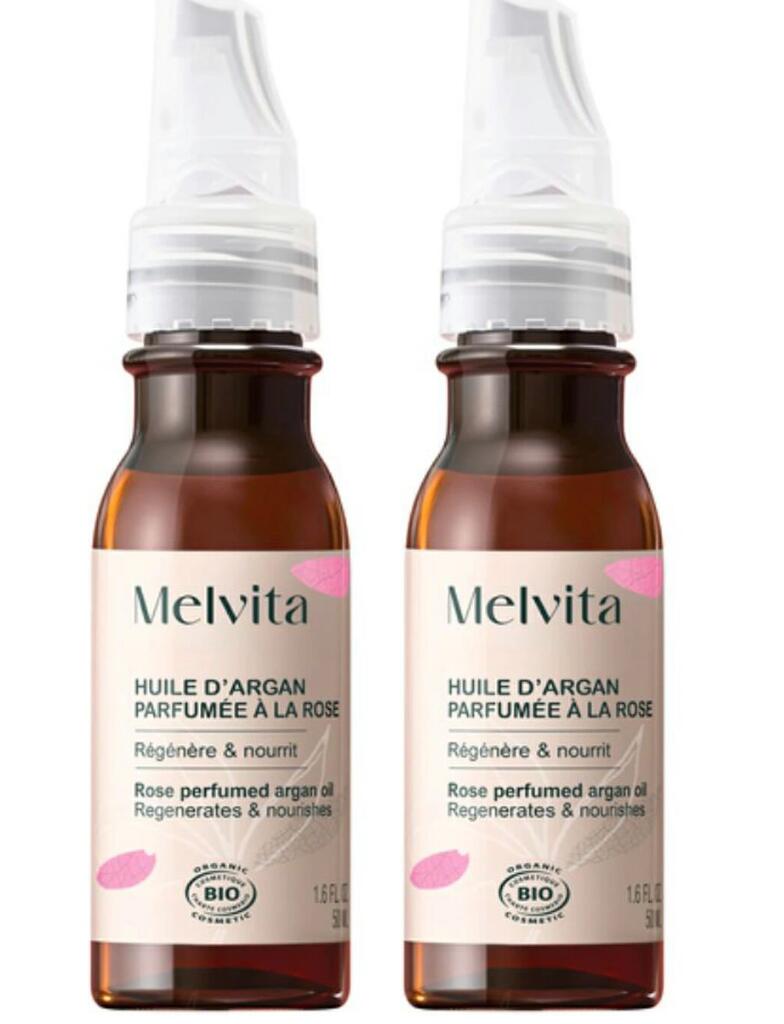 フランス製薔薇をふんだんに使ったメルヴィータ大人気！アルガンオイルローズ　お得な50ml 2本セット（楽天・プルミエールルミエール楽天市場店）