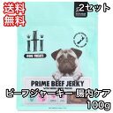 【2セット】イティ トリーツ iti 犬 おやつ ビーフ ジャーキー 腸内ケア 100g 送料無料 凝縮カット ビーフ