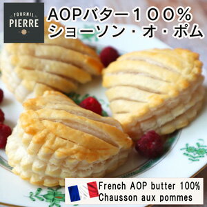 LE FOURNIL DE PIERREフランス産ル・フルニル・ドゥ・ピエール製ショーソン・オ・ポム40g 4個　フランス産AOPバター100%　chausson aux pommes