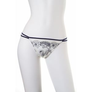 40%OFF セール リズシャルメル LISE CHARMEL 下着 Tバック タンガ かぐわしき旅 レディース 下着 インポート 高級 ランジェリー セクシー レース 紐 紐パンツ 大きいサイズ 30 40代 プレゼント白 紺 M L XL Lc216VB ACC0534