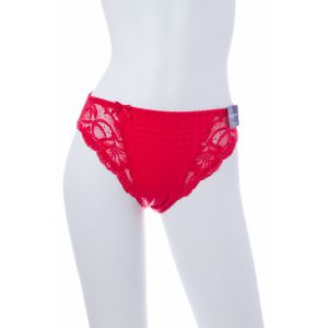 30％OFF セール PRIMADONNA プリマドンナ ブラジリアン ショーツ パンツ パンティ MADISON レディース 下着 インポート 高級 ランジェリー セクシー 大きいサイズ レース かわいい 30 40 50 60代 赤 L サイズ Pd004SC MAD056-2120