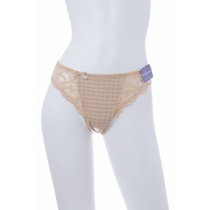 30％OFF セール PRIMADONNA プリマドンナ タンガ Tバック ショーツ MADISON レディース 下着 インポート 高級 ランジェリー セクシー 大きいサイズ レース 透け かわいい 30 40 50 60代 ベージュ M L サイズ Pd008CL MAD066-2120